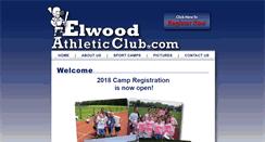 Desktop Screenshot of elwoodathleticclub.com